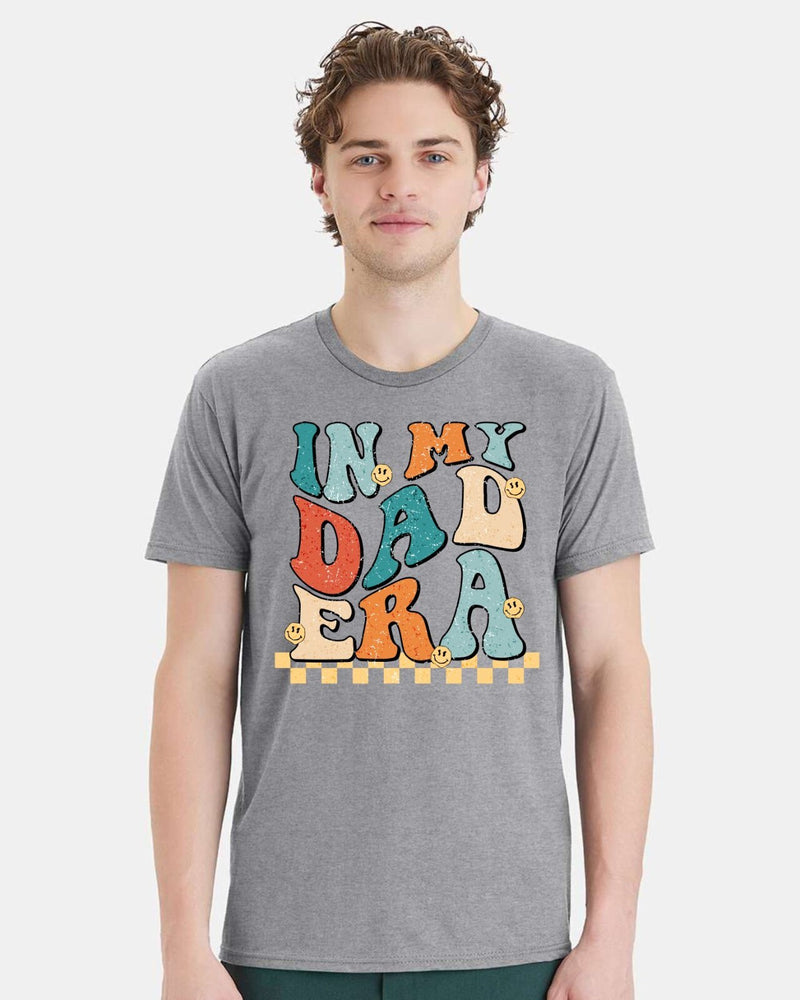 Fathers Day Tshirt - IN MY DAD ERA Doing Dad Sh*t Printed Tshirt & Free Sticker