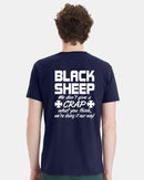Firefighter Tshirt - Black Sheep "We're doing it our way" Fire Department Tshirt