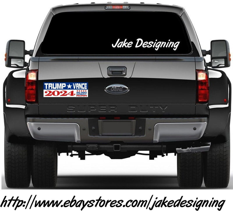 Trump Vance 2024 Bumper Sticker Trump Vance 2024 MAGA Save America