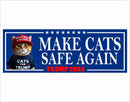 Make CATS Safe Again Bumper Sticker Trump Vance 2024 MAGA Save America