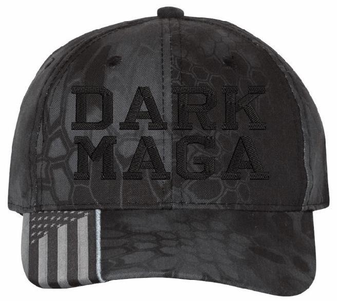 Dark MAGA Trump 2024 Elon Musk Embroidered Hat - CWF305 Typhoon Hat