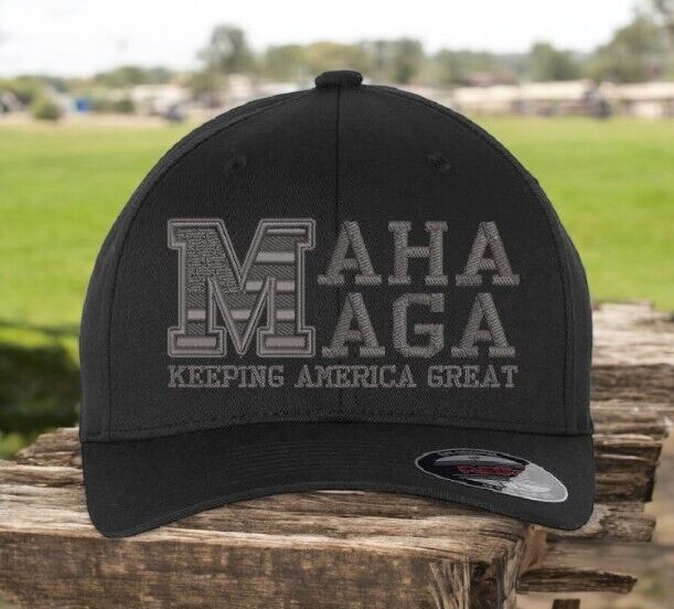 Trump Hat Make America Great Again Hat MAGA MAHA Healthy Again Fitted Trump Hat