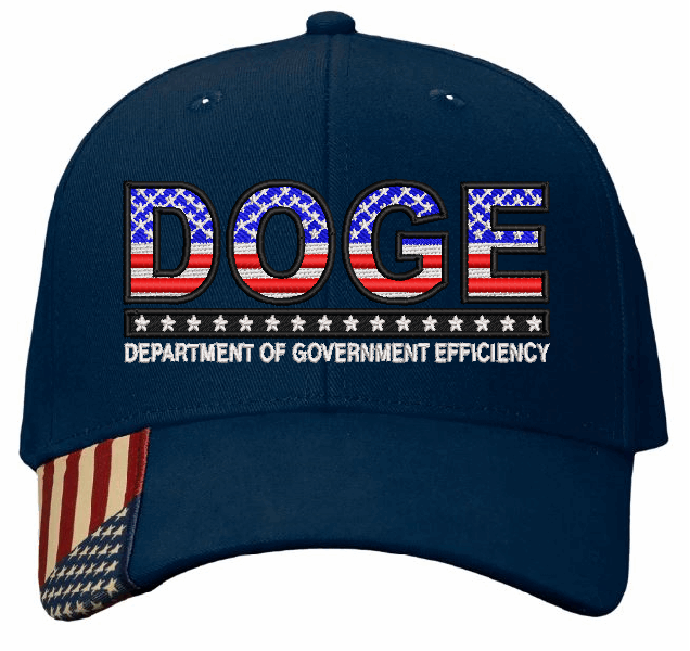 USA DOGE Hat Department of Efficiency Embroidered Trump Hat AM350