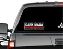Dark MAGA Hat We're going back Bumper Sticker TRMP Vance 2024