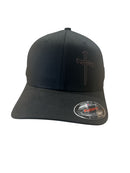 Jesus 3 Nail Cross Leatherette Badge Black Hat Option with FREE 4" 3 Nail Cross Decal in Black