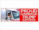 Proud Garbage Trump Supporter Bumper Sticker MAGA Trump 2024