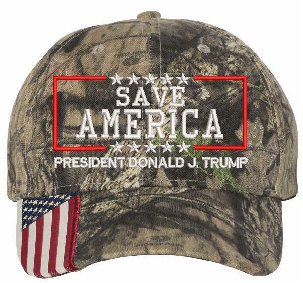Save America Trump 2024 Donald J Trump Embroidered Hat - Adjustable Hat MAGA