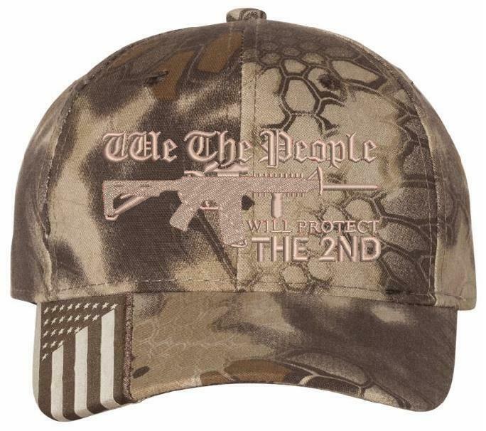 We The People WILL PROTECT THE 2ND Hat- Kryptek or Highlander Adjustable Hat
