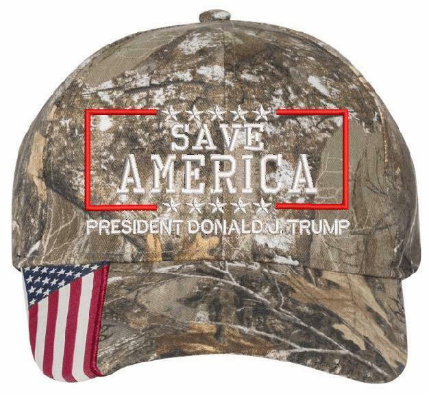 Save America Trump 2024 Donald J Trump Embroidered Hat - Adjustable Hat MAGA