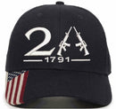 2nd Amendment 1791 AR-15 Style Embroidered Hat - Various Regular & Winter Hats