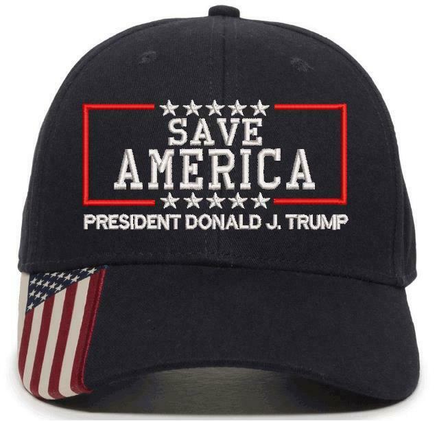Save America Trump 2024 Donald J Trump Embroidered Hat - Adjustable Hat MAGA