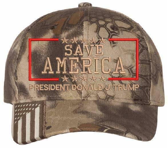 Save America Trump 2024 Donald J Trump Embroidered Hat - Adjustable Hat MAGA