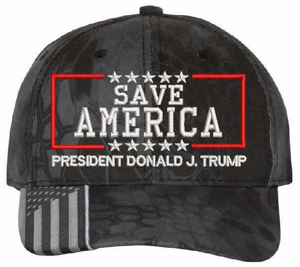 Save America Trump 2024 Donald J Trump Embroidered Hat - Adjustable Hat MAGA