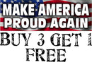 Make America Proud Again Trump 2024 Bumper Sticker 8.6" x 3"